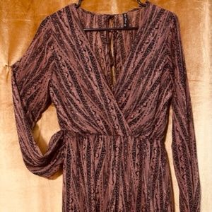 Plunge Romper - Bronze - Final Touch